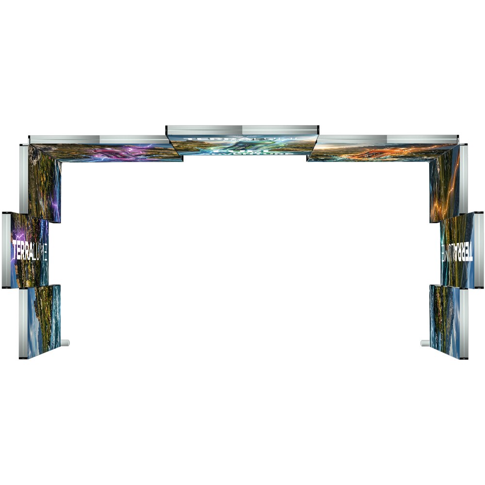 Showbird 120 20 x 10 Configuration F — Single Sided Graphic Package
